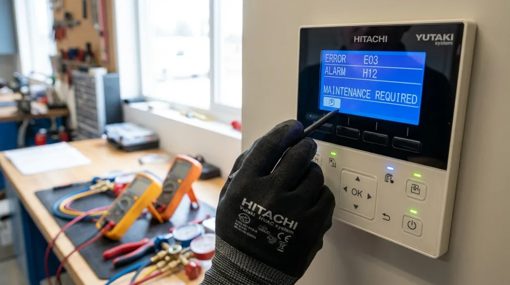 découvrez la liste complète des codes d’erreur hitachi yutaki pour identifier rapidement les problèmes et faciliter un dépannage efficace de votre système.