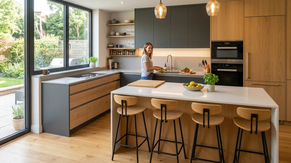 coream cuisine, spécialiste en aménagement de cuisines ergonomiques, vous accompagne pour créer un espace fonctionnel et esthétique adapté à vos besoins.