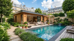 découvrez notre expertise en construction de pool houses et annexes extérieures à paris pour un aménagement réussi, alliant fonctionnalité et esthétique.
